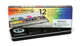 Daniel Smith  12 Color Hand Poured Watercolor Half pan set