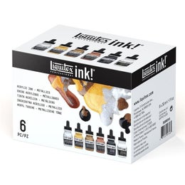 Liquitex Acrylic Ink Iridescent Set 6x30ml