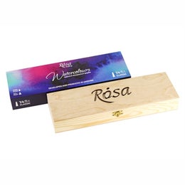 Rosa Gallery akvarelltubset 14 x 10 ml i tr&auml;l&aring;da