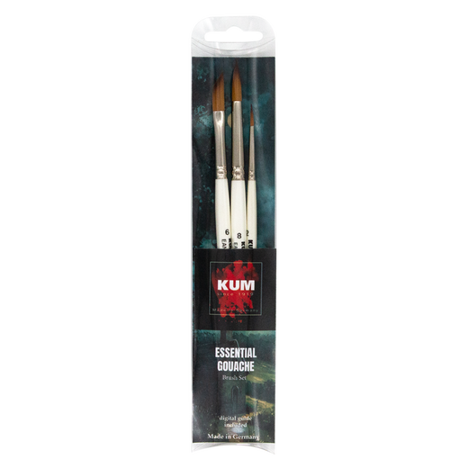 Penselset f&ouml;r gouache