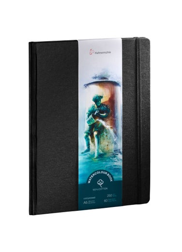 Hahnem&uuml;hle Akvarellbok 100% Cotton (A5, 250g)